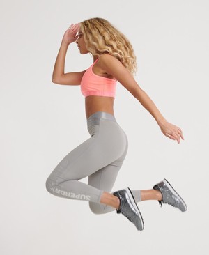 Superdry Training Cross 7/8 Leggings Női Sportruházat Szürke | AKPSD1065